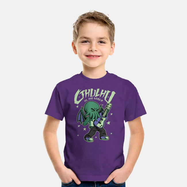 Cthulhu Guitar Comic-Youth-Basic-Tee-Studio Mootant