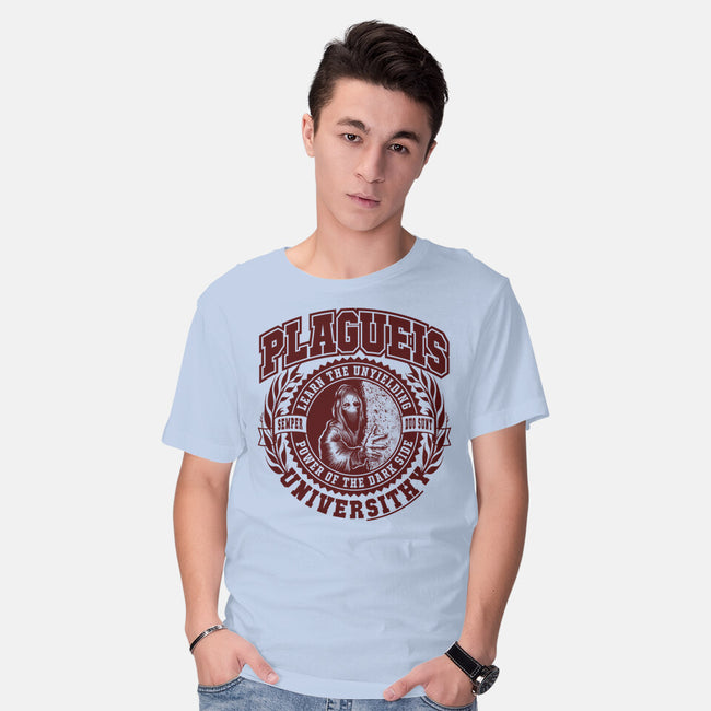 Plagueis Universithy-Mens-Basic-Tee-Wheels