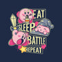 Eat Sleep Battle Repeat-Cat-Basic-Pet Tank-Xentee