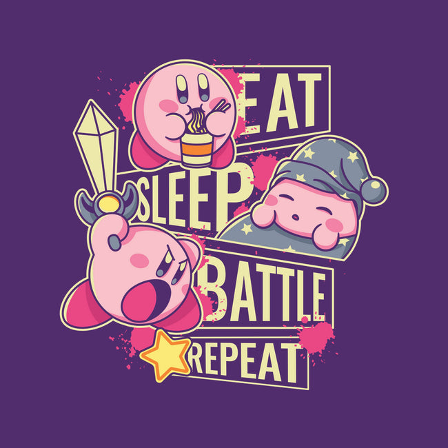 Eat Sleep Battle Repeat-Womens-Fitted-Tee-Xentee