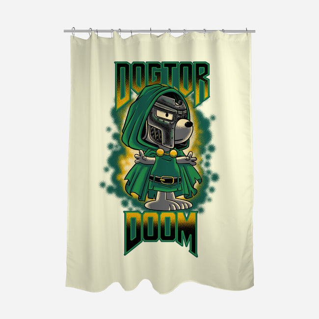 Dogtor Doom-None-Polyester-Shower Curtain-rmatix