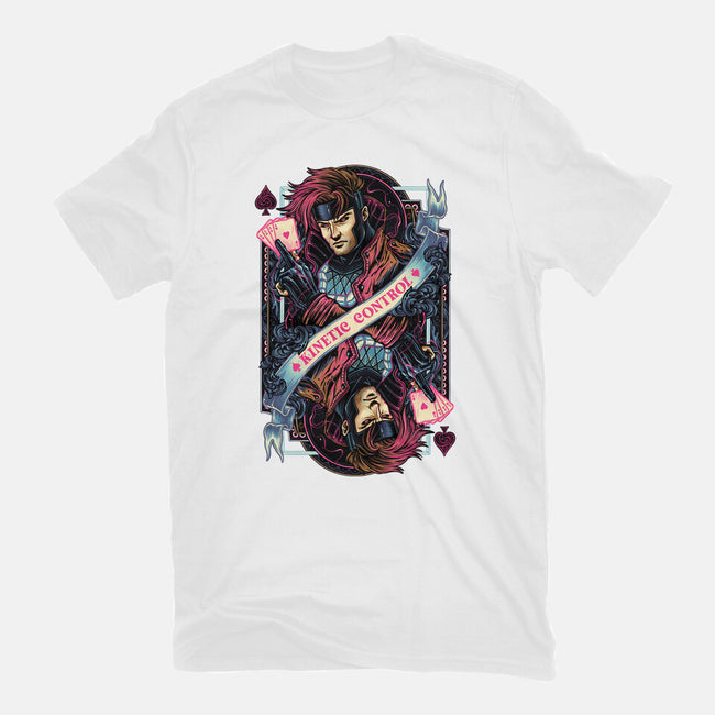 Kinetic Control Card-Womens-Basic-Tee-glitchygorilla