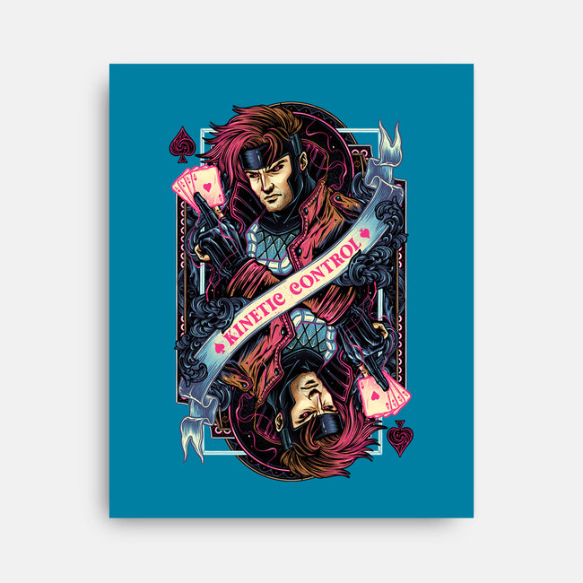 Kinetic Control Card-None-Stretched-Canvas-glitchygorilla