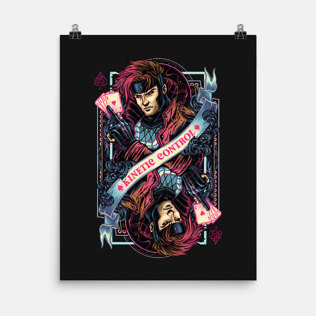 Kinetic Control Card-None-Matte-Poster-glitchygorilla