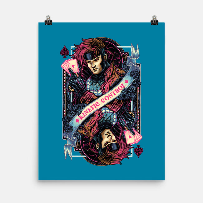 Kinetic Control Card-None-Matte-Poster-glitchygorilla