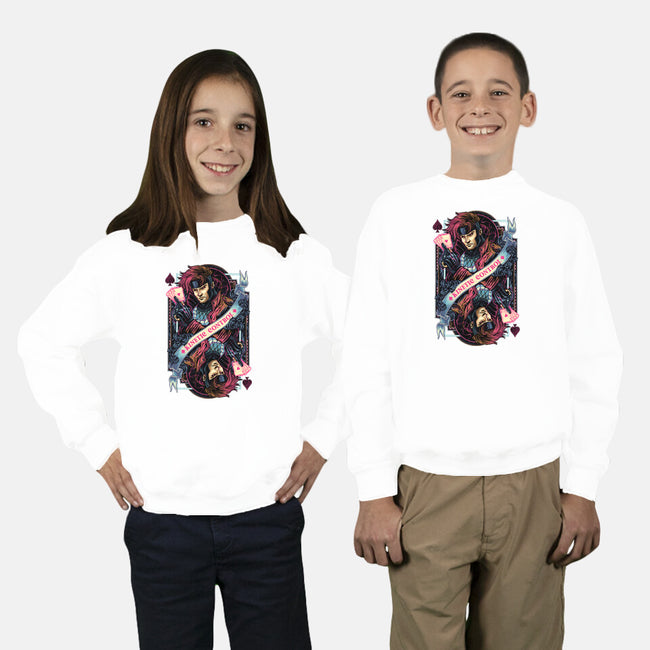 Kinetic Control Card-Youth-Crew Neck-Sweatshirt-glitchygorilla