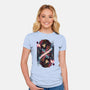 Kinetic Control Card-Womens-Fitted-Tee-glitchygorilla