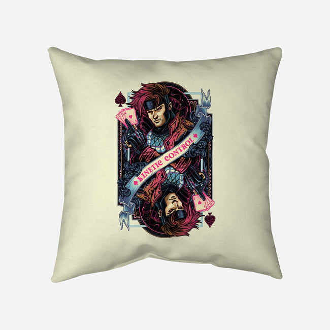 Kinetic Control Card-None-Removable Cover-Throw Pillow-glitchygorilla