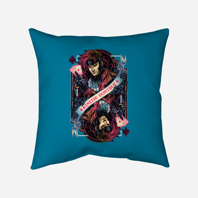 Kinetic Control Card-None-Removable Cover-Throw Pillow-glitchygorilla