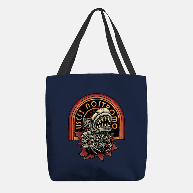 Chest Burster-None-Basic Tote-Bag-glitchygorilla