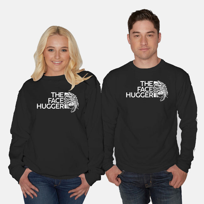 The Face Hugger-Unisex-Crew Neck-Sweatshirt-glitchygorilla