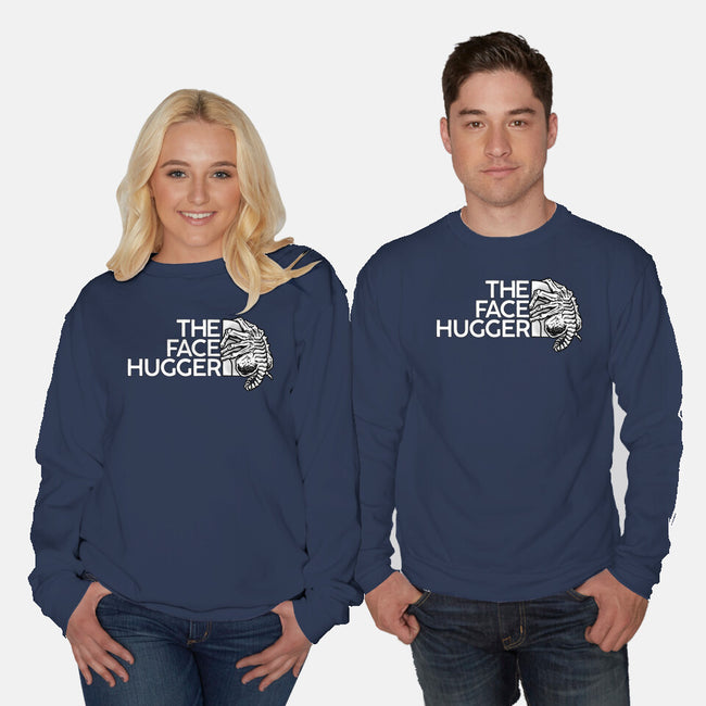 The Face Hugger-Unisex-Crew Neck-Sweatshirt-glitchygorilla