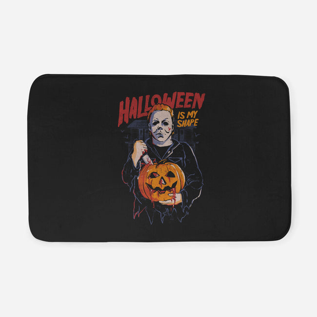 Halloween Is My Shape-None-Memory Foam-Bath Mat-eduely