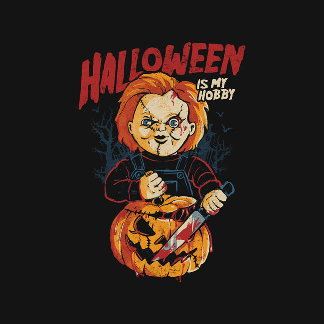 Halloween Is My Hobby-Unisex-Baseball-Tee-eduely