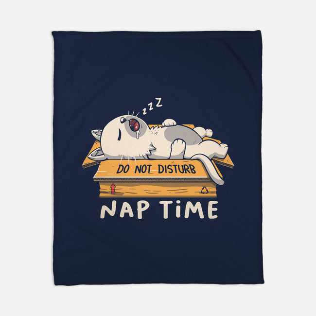 Nap Time Do Not Disturb-None-Fleece-Blanket-koalastudio