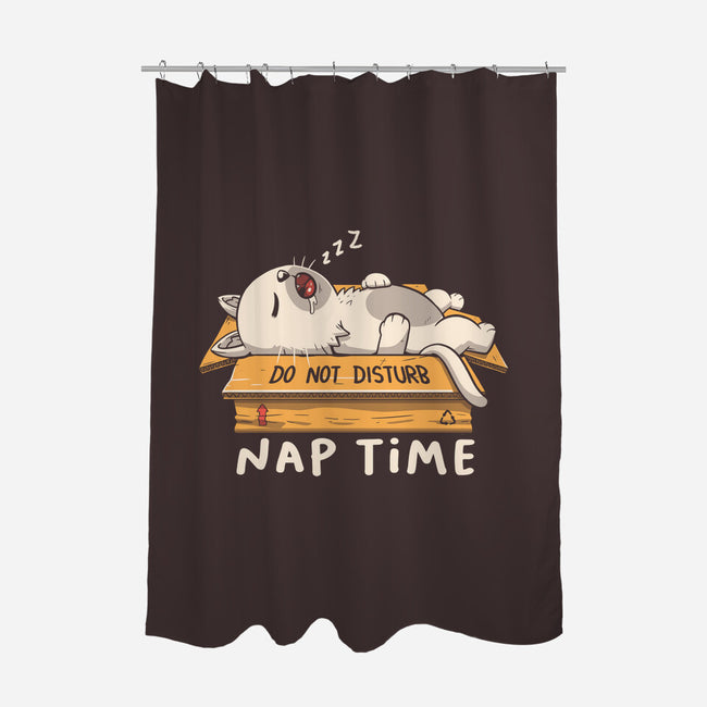 Nap Time Do Not Disturb-None-Polyester-Shower Curtain-koalastudio