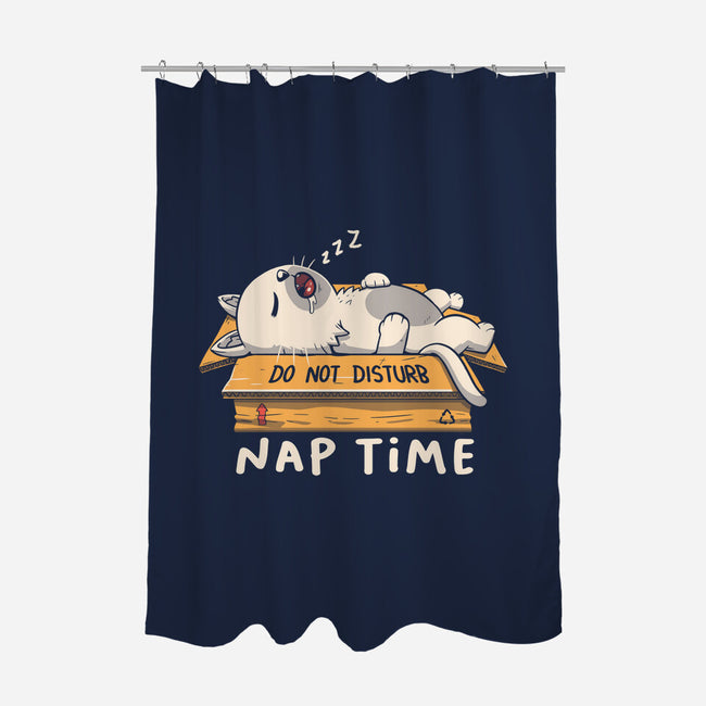 Nap Time Do Not Disturb-None-Polyester-Shower Curtain-koalastudio