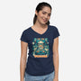 Galaxy Heroes-Womens-V-Neck-Tee-1Wing