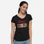 The Chojins-Womens-V-Neck-Tee-zascanauta