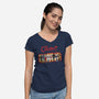 The Chojins-Womens-V-Neck-Tee-zascanauta