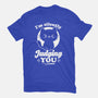 Cat Judges You-Mens-Basic-Tee-Studio Mootant