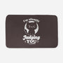 Cat Judges You-None-Memory Foam-Bath Mat-Studio Mootant