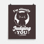 Cat Judges You-None-Matte-Poster-Studio Mootant