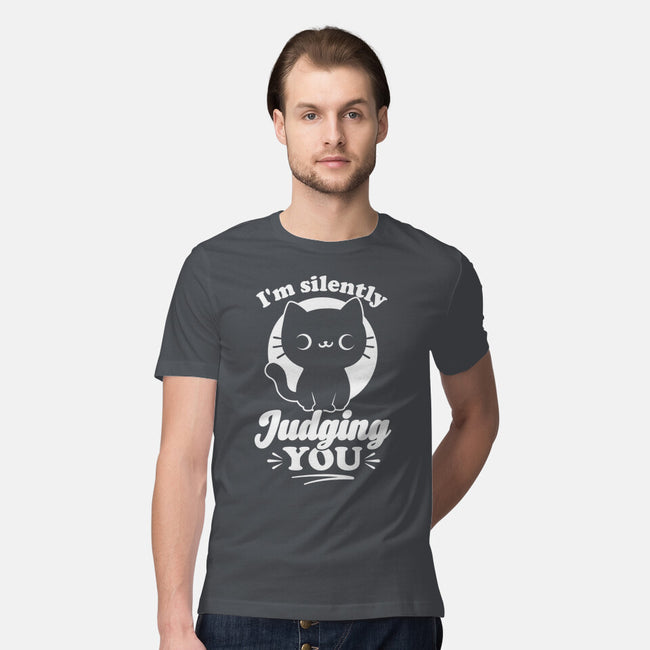 Cat Judges You-Mens-Premium-Tee-Studio Mootant