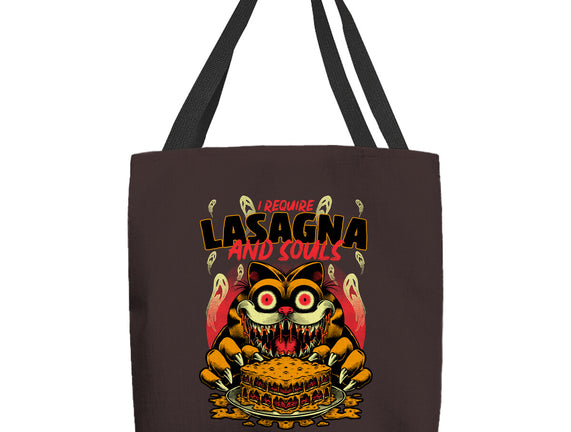 Creepy Cat Lasagna