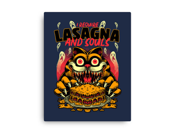 Creepy Cat Lasagna