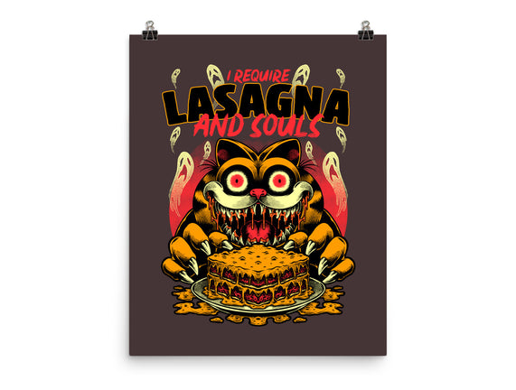 Creepy Cat Lasagna