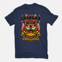 Creepy Cat Lasagna-Mens-Basic-Tee-Studio Mootant