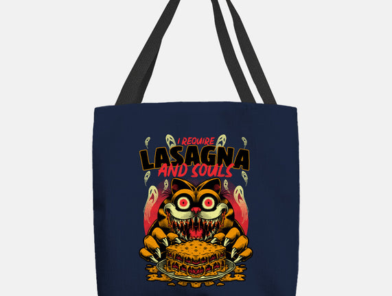 Creepy Cat Lasagna