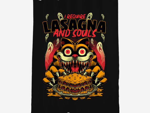 Creepy Cat Lasagna