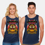 Creepy Cat Lasagna-Unisex-Basic-Tank-Studio Mootant