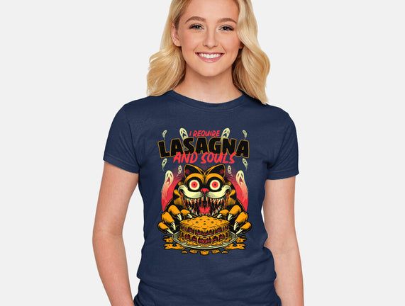 Creepy Cat Lasagna