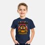 Creepy Cat Lasagna-Youth-Basic-Tee-Studio Mootant