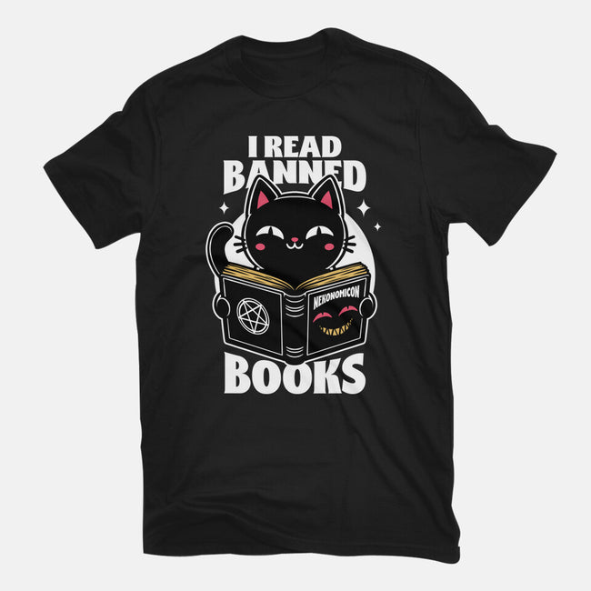 Cat Book Necronomicon-Mens-Basic-Tee-Studio Mootant