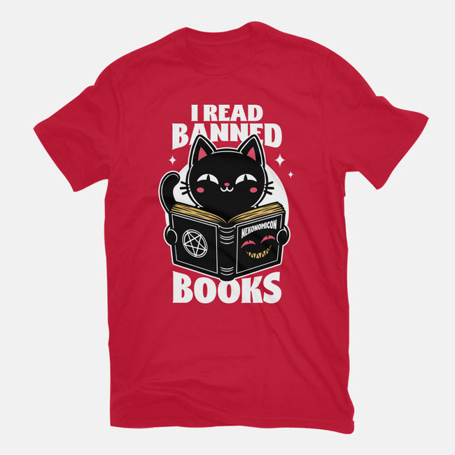 Cat Book Necronomicon-Mens-Heavyweight-Tee-Studio Mootant