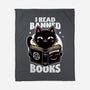 Cat Book Necronomicon-None-Fleece-Blanket-Studio Mootant