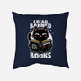 Cat Book Necronomicon-None-Removable Cover-Throw Pillow-Studio Mootant