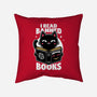 Cat Book Necronomicon-None-Removable Cover-Throw Pillow-Studio Mootant