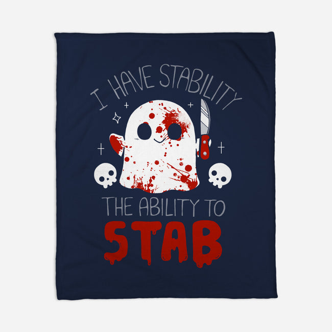 Ability To Stab-None-Fleece-Blanket-Vallina84