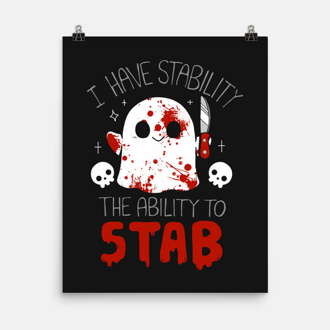 Ability To Stab-None-Matte-Poster-Vallina84