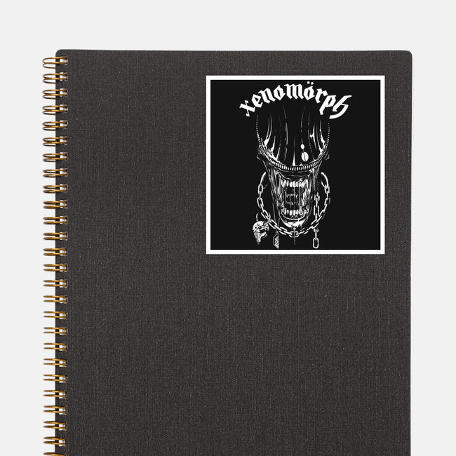 Xenomorph-None-Glossy-Sticker-CappO