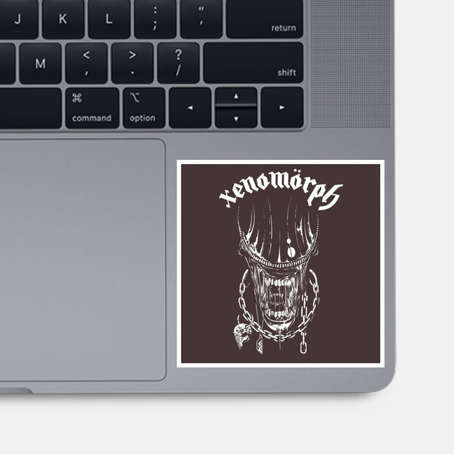 Xenomorph-None-Glossy-Sticker-CappO