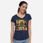 The Claw Bunch-Womens-V-Neck-Tee-svthyp