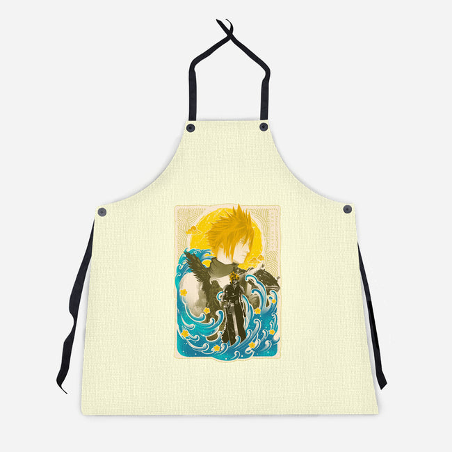 Great Wave Cloud-Unisex-Kitchen-Apron-hypertwenty