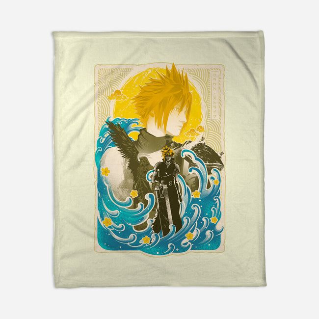 Great Wave Cloud-None-Fleece-Blanket-hypertwenty