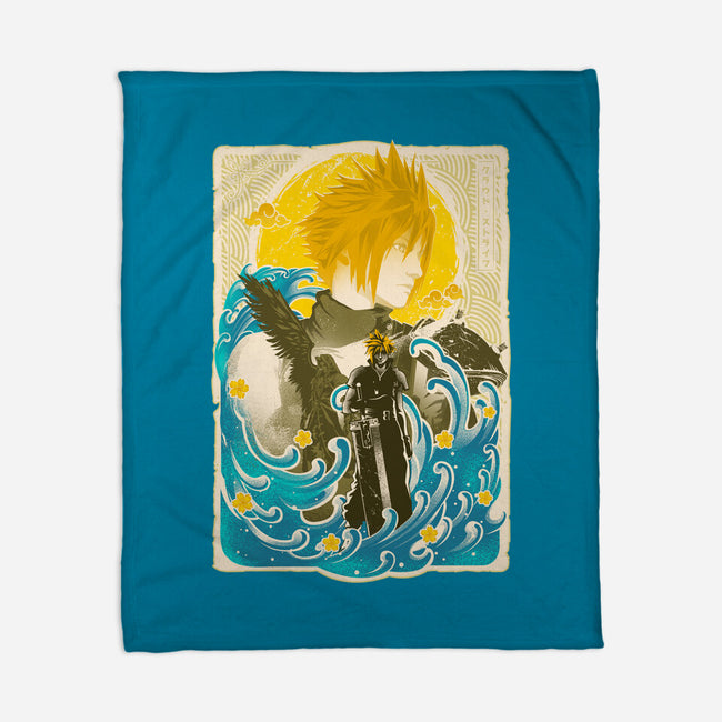 Great Wave Cloud-None-Fleece-Blanket-hypertwenty